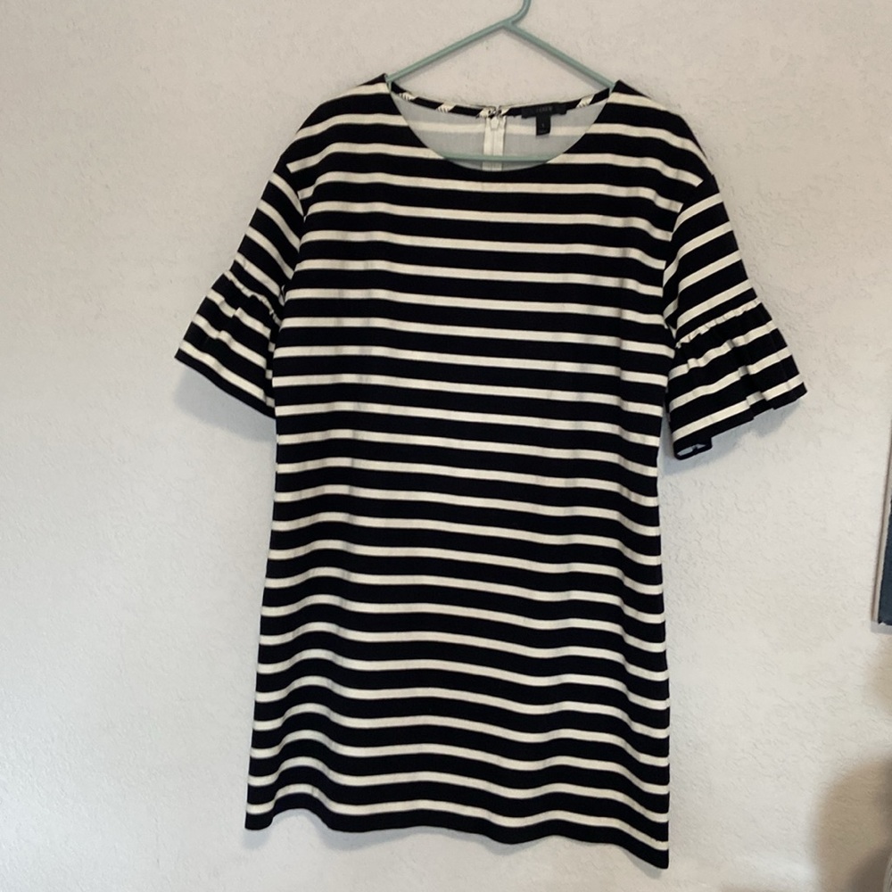 J CREW MINI STRIPE DEESS